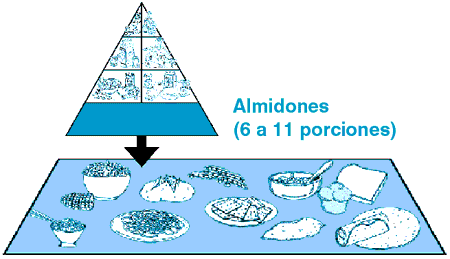 Almidones (6 a 11 porciones)